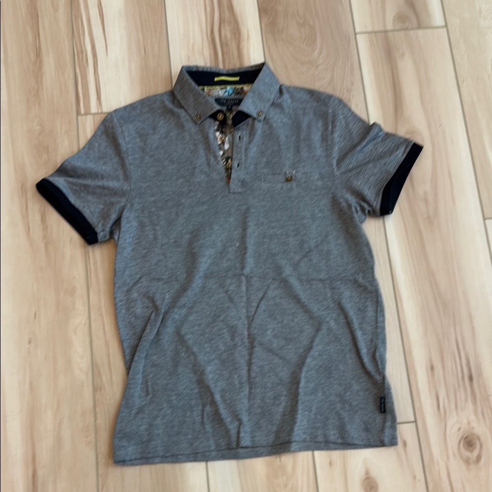 Men's Gray Polo Shirt